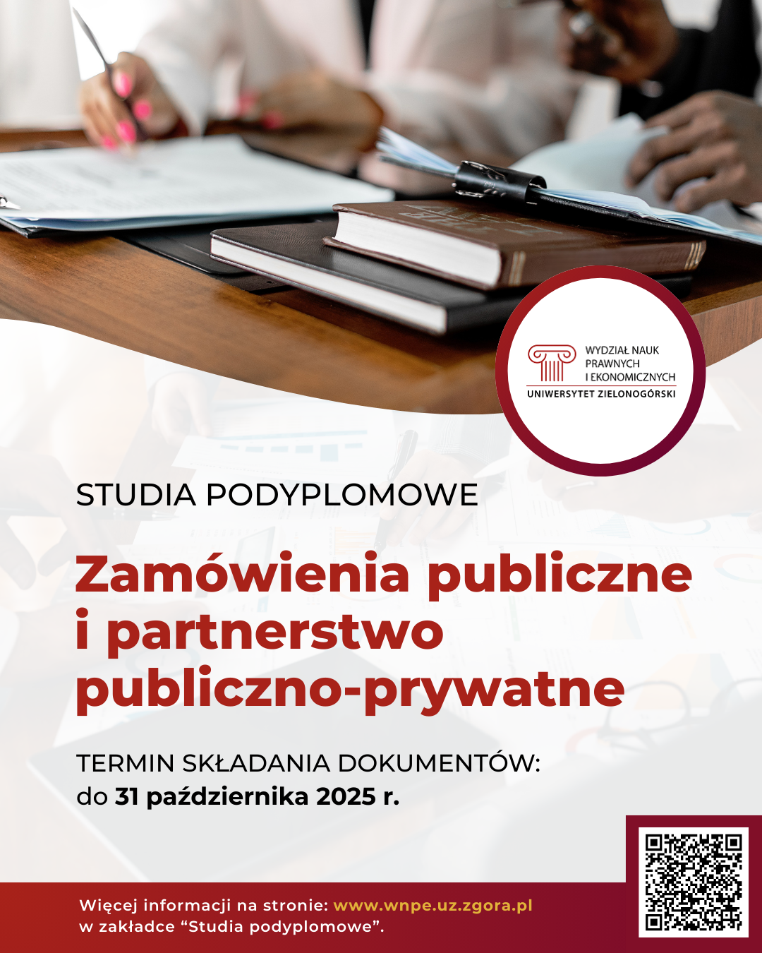 Rekrutacja na studia podyplomowe Zamówienia Publiczne i Partnerstwo Publiczno-Prywatne