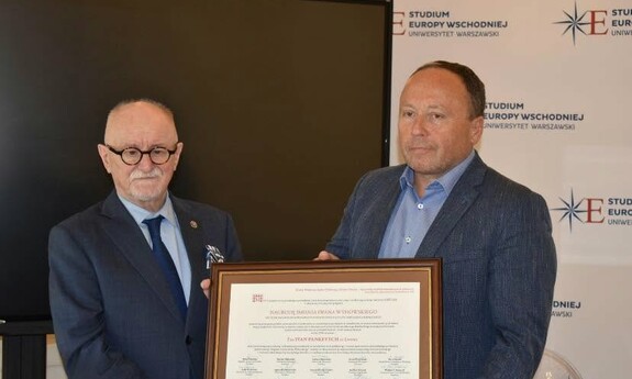 Profesor Ivan Pankevych z Katedry Prawa Konstytucyjnego, Europejskiego i Międzynarodowego Publicznego Uniwersytetu Zielonogórskiego Laureatem Nagrody imienia Iwana Wyhowskiego