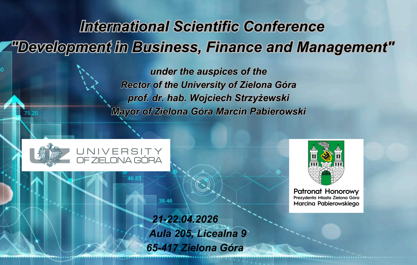 Międzynarodowa Konferencja Naukowa „Development in Business, Finance and Management DBFM 2026”