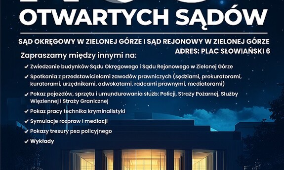 Noc Otwartych Sądów - 22.05.2026