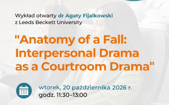 Zaproszenie na wykład dr Agaty Fijalkowski – 20 października